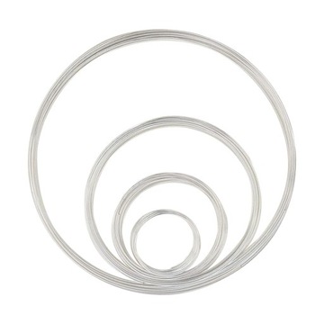 Drut pamięciowy Drut jubilerski Mocny drut jubilerski 0,6 mm Drut jubilerski Srebrny