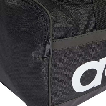 ADIDAS LINEAR DUFFEL M HT4743 ТРЕНИРОВОЧНАЯ СПОРТИВНАЯ СУМКА ЧЕРНАЯ СРЕДНЯЯ