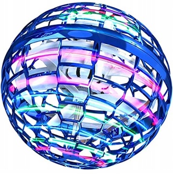 LATAJĄCA KULA DRON PIŁKA ZABAWKA UFO USB LED kolor