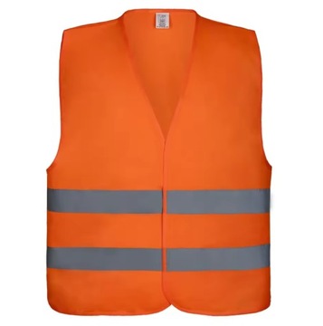 Светоотражающий жилет для дорожных работ OHS ORANGE XL CE