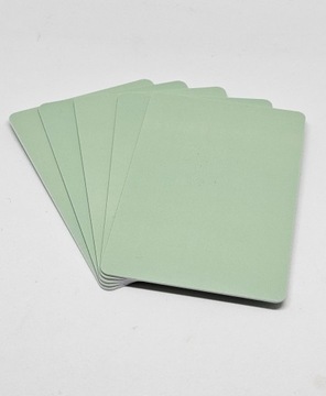 Карта NFC из ПВХ N08 MiFare Classic 1k цвет ПОРОШКОВЫЙ ЗЕЛЕНЫЙ высота PL