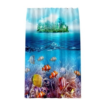 ZASŁONA PRYSZNICOWA 180x200cm MOTYL KWIAT WZÓR KURTYNA 24 SZT HACZYKI