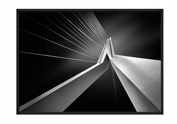 OBRAZ PLAKAT W RAMIE 43x33 cm Architektura P674