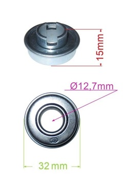 ШАРИКОВЫЙ ПОДШИПНИК 12,7 С ВЫРЕЗОМ WR40N100