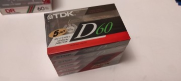 TDK D60 D 60 Japan NOS folia #2272