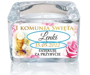 10 шт. подсвечник «Спасибо», свеча для причастия