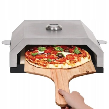PIEC DO PIZZY Z KAMIENIEM CERAMICZNYM GRILL WĘGLOW