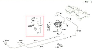 MERCEDES CLA W213 A238 FILTR PALIVA OE