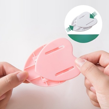 САМОКЛЕЯЩИЙСЯ ДЕРЖАТЕЛЬ ПОЛОСКИ ДЛЯ СВЕРЛЕНИЯ 10 ШТ, БЕЛЫЙ