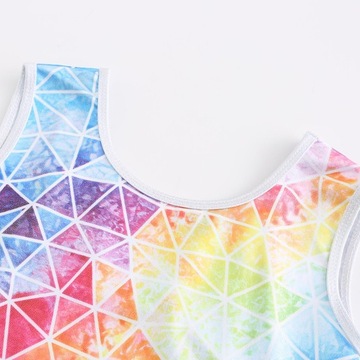 Купальники для девочек, художественная гимнастика, красочная танцевальная одежда 14 метров