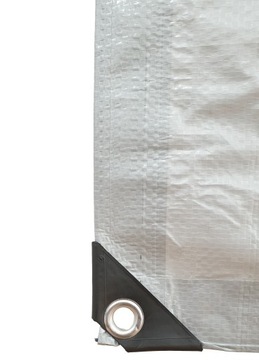 Брезент 3х3м серебристый, прочный, водонепроницаемый.