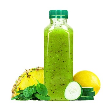 BUTELKA KWADRATOWA BUTELKI PET Z NAKRĘTKĄ 250ML (10) RED PLAST