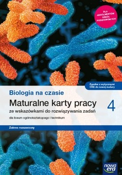 BIOLOGIA NA CZASIE 4 karty pracy Z/R NOWA ERA 2022