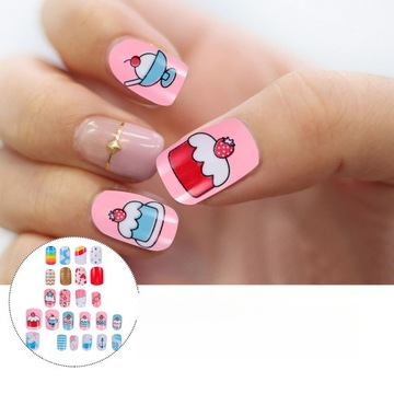 ИСКУССТВЕННЫЕ НОГТИ НАДЕЛОЧНЫЕ НОГТИ ПОЛНОГО ПОКРЫТИЯ ИСКУССТВЕННЫЕ УКРАШЕНИЯ ДЛЯ ДЕТЕЙ