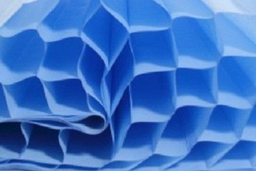 BIBUŁA PRZESTRZENNA JASNONIEBIESKA 23X33CM