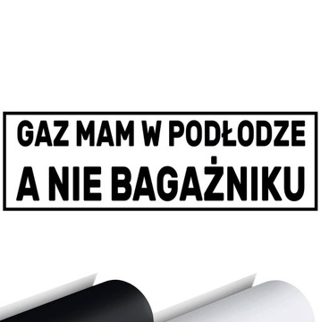 NAKLEJKA na samochód GAZ MAM W PODŁODZE 15x5