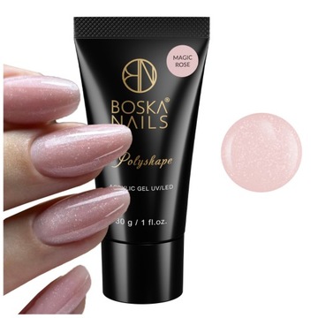 Boska Acrylic Gel Polyshape 30g Magic Rose Akrylożel do dualform