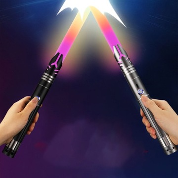 СВЕТЯЩИЙСЯ СВЕТОВОЙ САББ СО ЗВУКОМ ЗВЕЗДНЫХ ВОЙН, RGB ИГРУШКА, 16 ЦВЕТОВ, МЕТАЛЛИЧЕСКИЙ МЕЧ