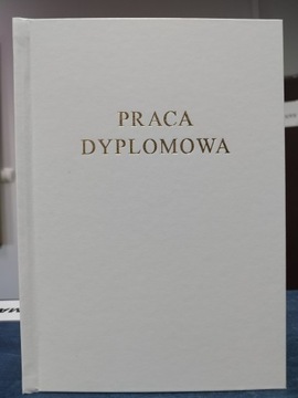 Wydruk i Oprawa Praca Dyplomowa Biała