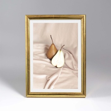 Деревянная фоторамка Золотая Классика 10х15