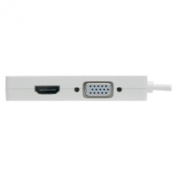 Многопортовый адаптер Eaton Tripp Lite USB-C (M/3xF) — 4K HDMI, DVI, VGA, HDCP,