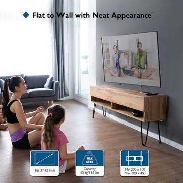 Держатель для телевизора 37-82 дюйма LED/LCD/OLED