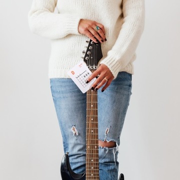 Wykres akordów fortepianu Fiszki Gitara
