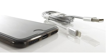Плетеный кабель для зарядки iPhone, iPad и iPod.