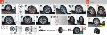 Polaire Steel Цепочки для носков 205/65R16 215/55R17