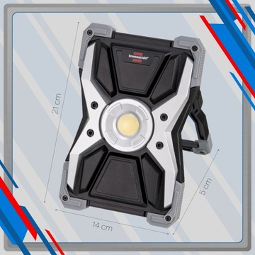 Аккумуляторная рабочая лампа RUFUS 3000лм IP65