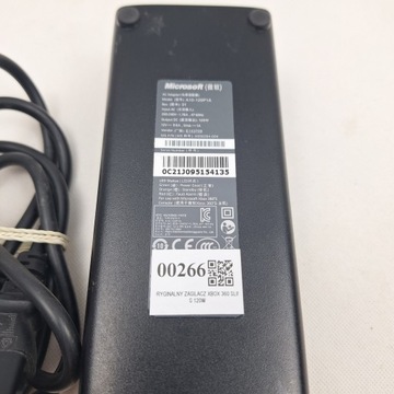 ОРИГИНАЛЬНЫЙ БЛОК ПИТАНИЯ ДЛЯ XBOX 360 SLIM S 120W 100% ОРИГИНАЛ + КАБЕЛЬ