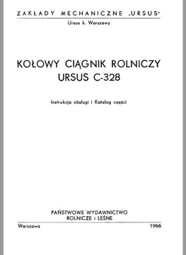 Instrukcja obsługi i katalog części URSUS C-328