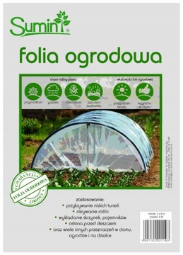 Sumin Folia ogrodnicza do okrywania na tunel foliowy 3x8 m 0,10 g