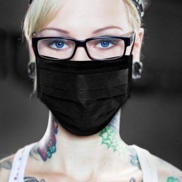 Черные защитные маски