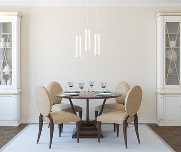 ELEGANCKA LAMPA WISZĄCA CERAMICZNA DEXTER BIAŁA