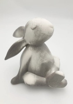 Zając siedzący figurka dekoracyjna 18cm
