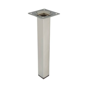 Noga meblowa kwadratowa 40cm Chrom Połysk