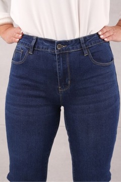 Spodnie jeansowe push up wyszczuplające