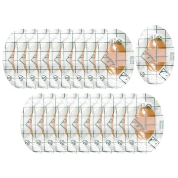 20 шт. мягкие водонепроницаемые наклейки для ушей 4,4 см x 6,8 см