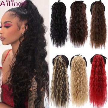 AILIADE Synthetic 22inch Long Bouncy Curly Hair