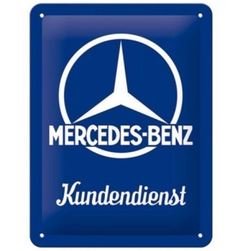 MERCEDES-BENZ вывеска плакат металл 15x20