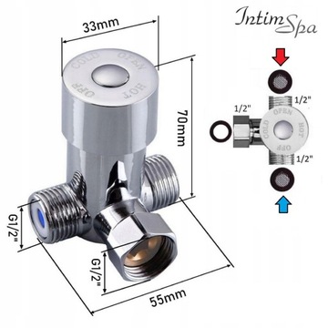STERM Смеситель воды, регулятор температуры IntimSpa