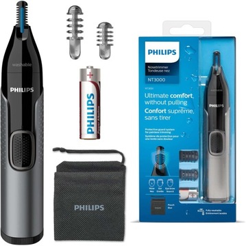ТРИМЕР ДЛЯ НОСА, БРОВЕЙ, УШЕЙ PHILIPS + ЧЕХОЛ