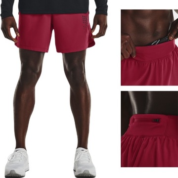 SPODENKI MĘSKIE TRENINGOWE UNDER ARMOUR KIESZEŃ S