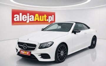 Mercedes Klasa E W213 2019 Mercedes-Benz Klasa E E350 Cabrio 299 KM 2019r Salon PL 45.000 km Warsza