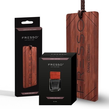 FRESSO Dark Delight Perfumy + Zawieszka ZESTAW!