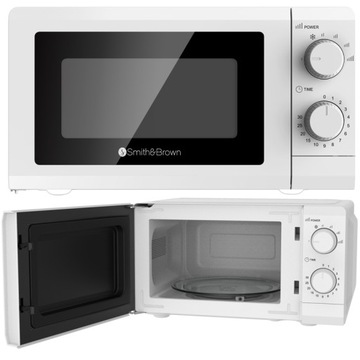 MIKROFALÓWKA KUCHENKA MIKROFALOWA 700W TIMER BIAŁA