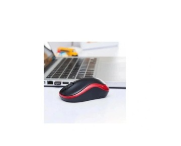 Оптическая беспроводная мышь для ноутбука LOGITECH M185 RED
