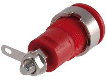 Лабораторная безопасная розетка-банан 4 мм; ГЛ60/РТ