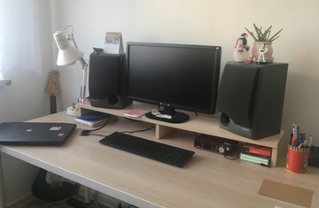 СТЕНД, полка ДЛЯ ДВУХ МОНИТОРОВ ---> НА ЗАМЕР